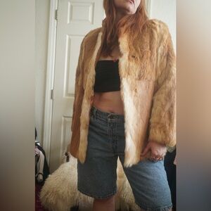 Fur vintage Jacket for Women